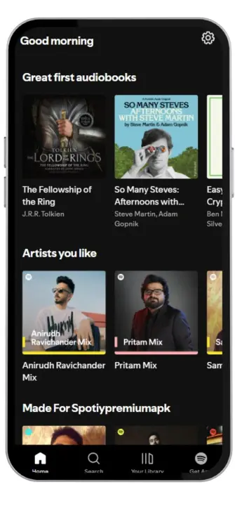 Capturas de tela do Spotify Apk 2